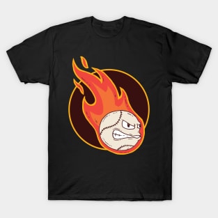 Fire Baseball T-Shirt